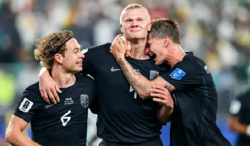 Con otro doblete Erling Haaland, Noruega venció 3-2 a Senegal en un partidazo y avanzó a 16vos de final