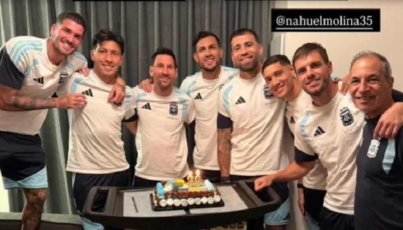 El regalo que le hizo la Selección Argentina a Lionel Messi por su cumpleaños en la concentración