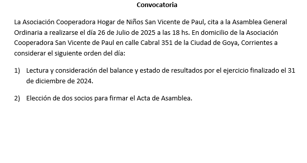 3 CONVOCATORIA HOGAR SAN VICENTE DIA 2