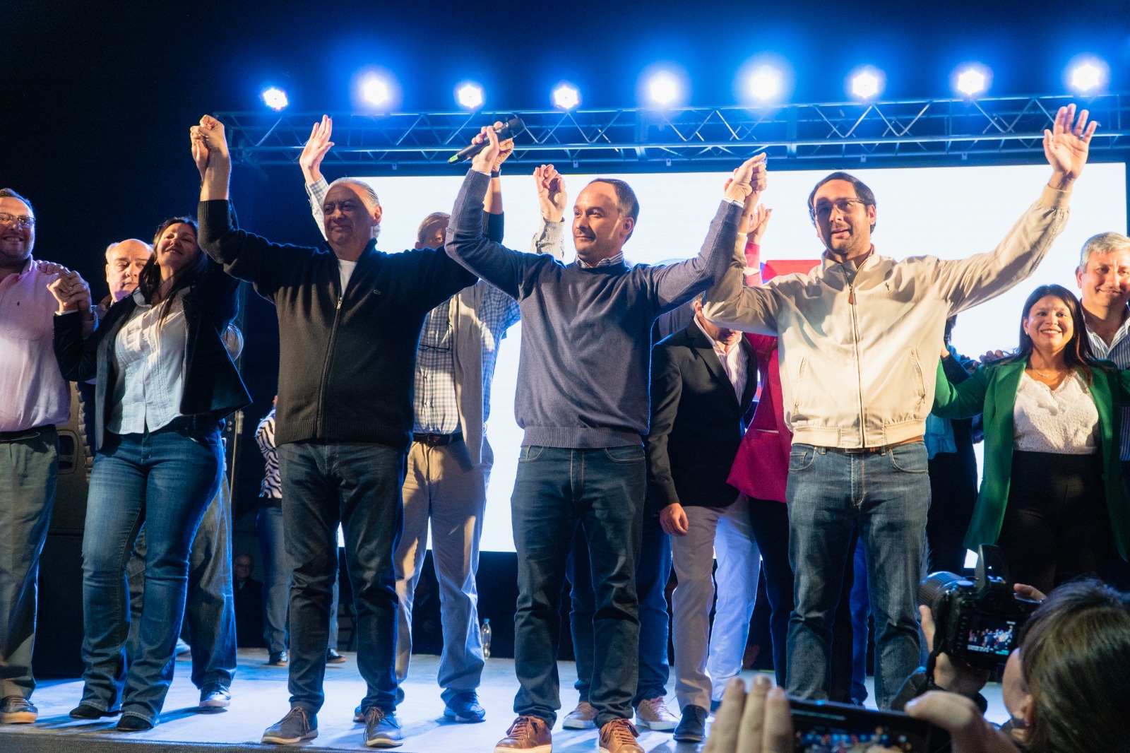 Hormaechea, Colombi y Cassani  lideraron acto partidario en Goya