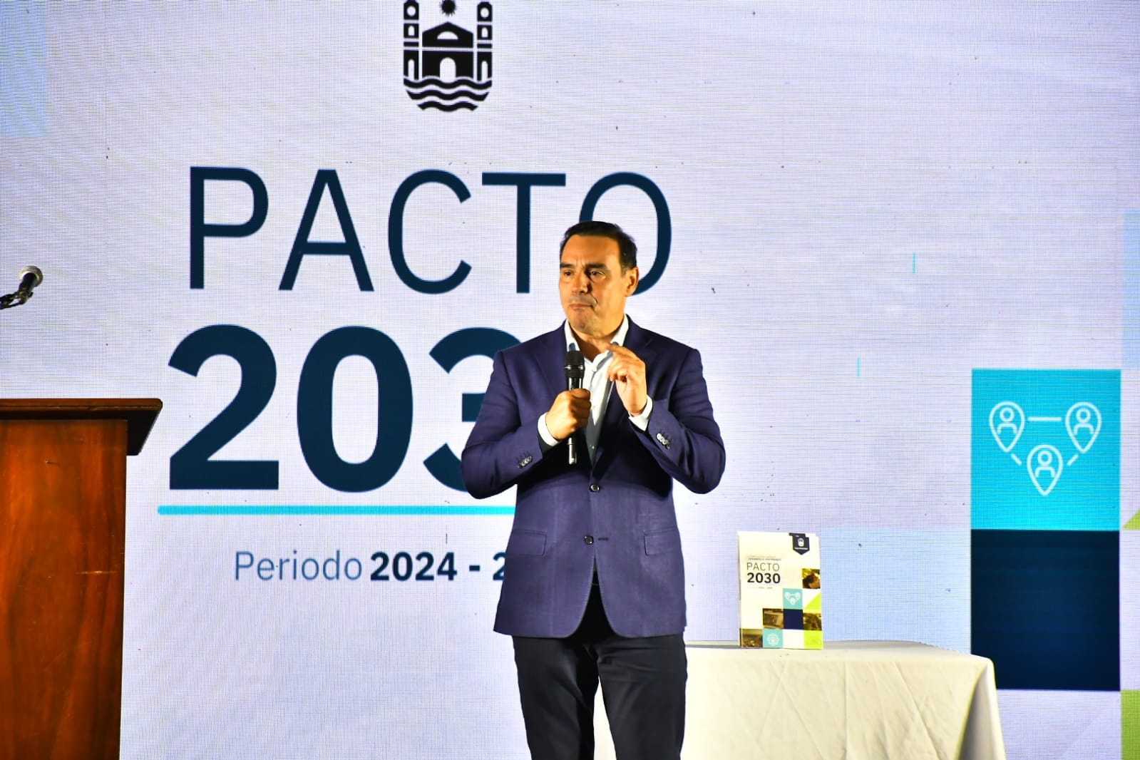 Con el horizonte hacia un desarrollo sostenible, Valdés rubricó el Pacto 2030 de la ciudad de Goya