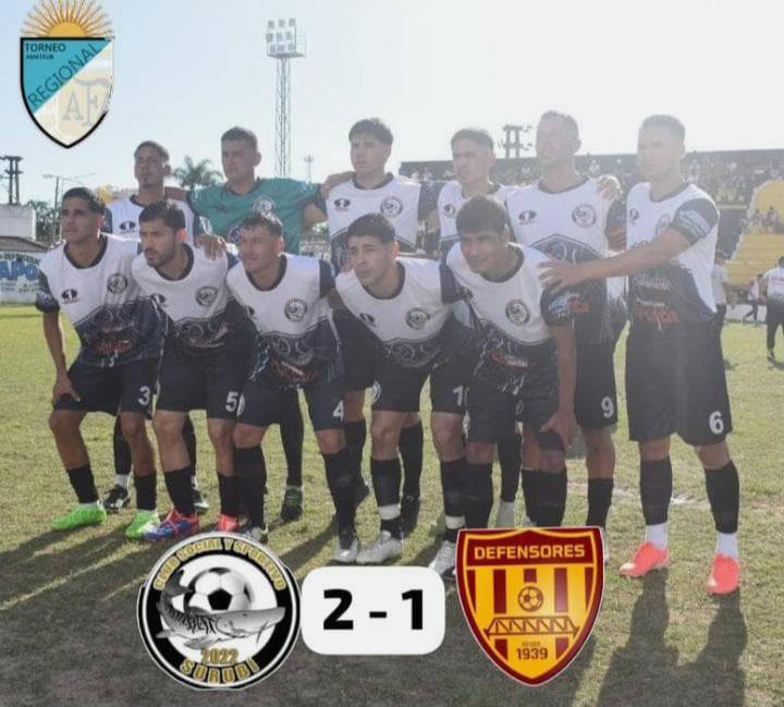 TORNEO REGIONAL FEDERAL AMATEUR: SPORTIVO SURUBÍ VENCIÓ A DEFENSORES DE SAN ROQUE