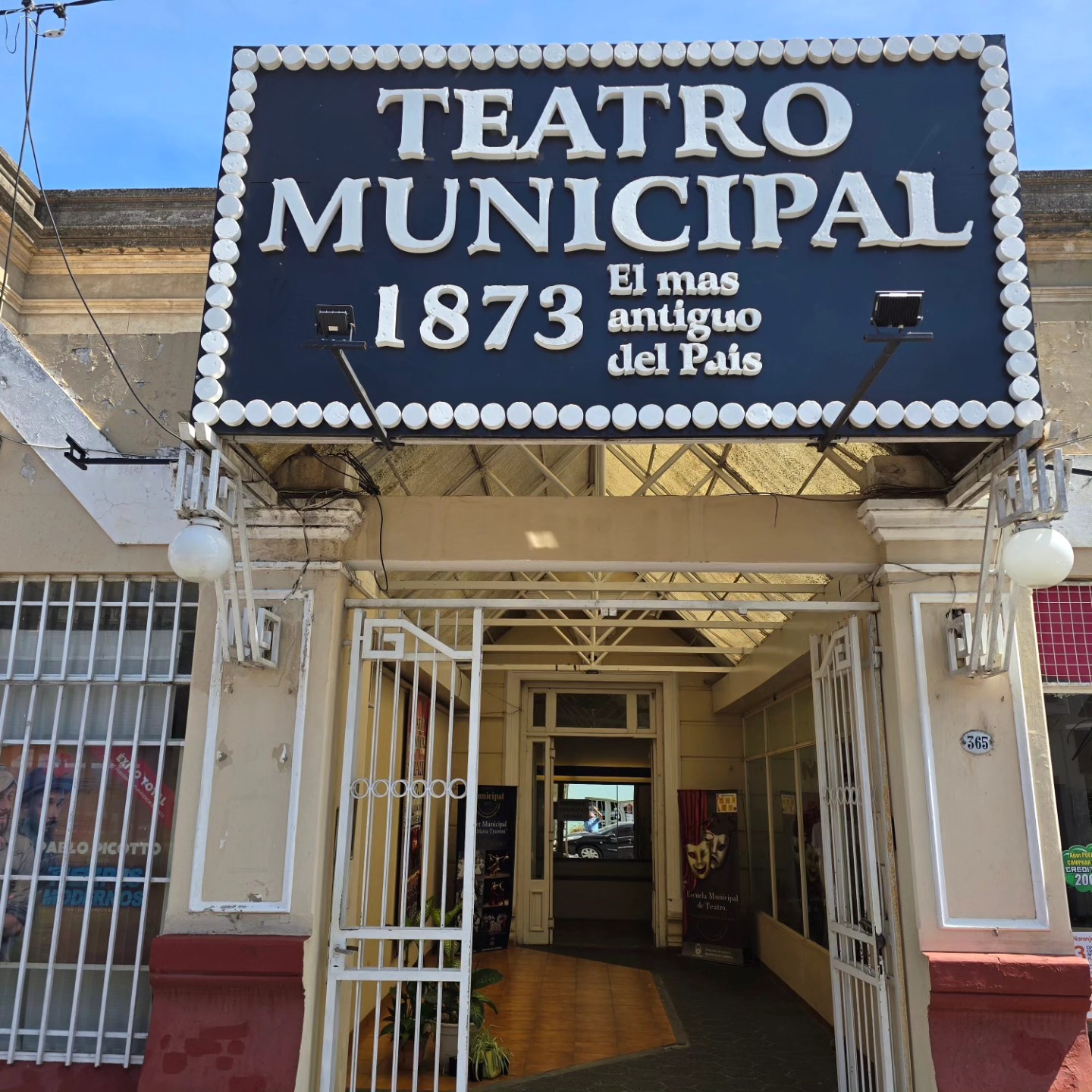 SUSPENDEN ACTIVIDADES EN EL TEATRO MUNICIPAL DE GOYA