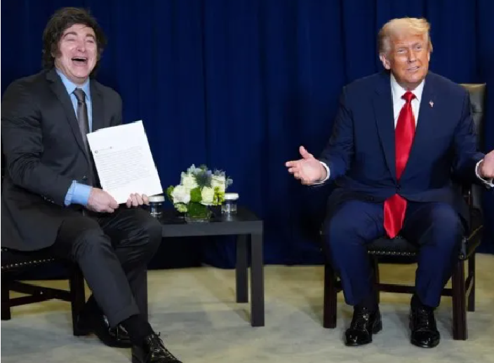 Donald Trump, en la reunión bilateral con Javier Milei: "Respaldo total"