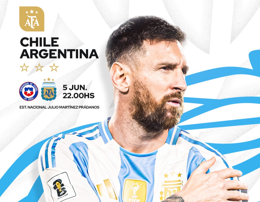 EN VIVO 22HS: CHILE VS ARGENTINA POR FM NORTE 104.1 