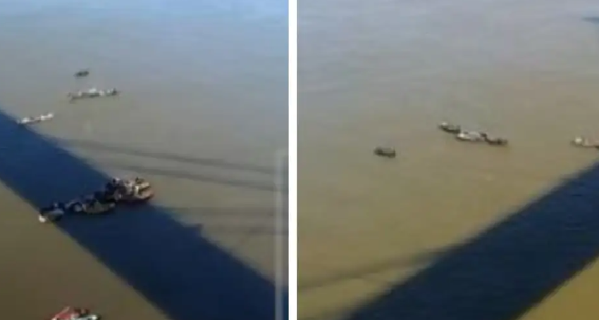 La veda extraordinaria de pesca desató un "piquete" de barcazas en el río Paraná