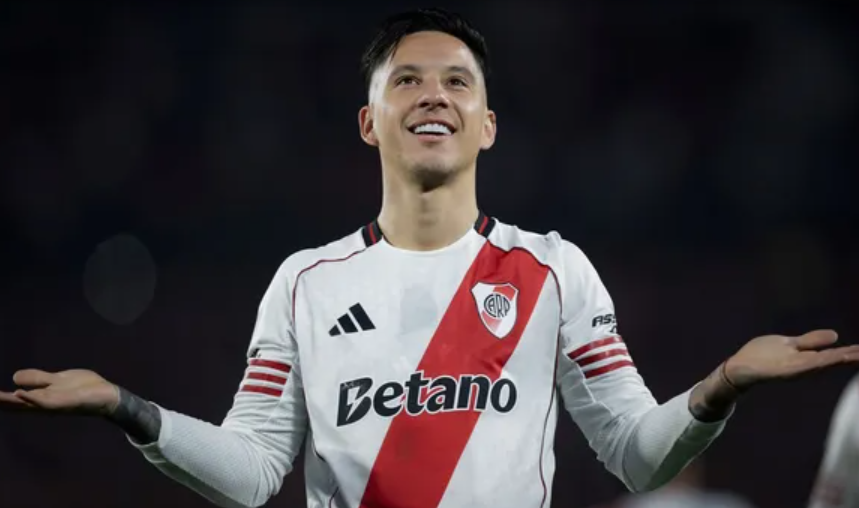 RIVER PIERDE A SEBASTIÁN DRIUSSI POR LESIÓN: NO JUGARÁ LA REVANCHA CONTRA PALMEIRAS EN LA COPA LIBERTADORES