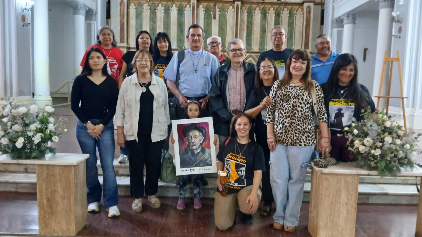 EN LA CATEDRAL DE GOYA CELEBRARON NUEVE AÑOS DE BROCHERO SANTO