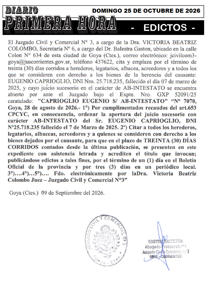 BAEZ EDICTO DIA 3