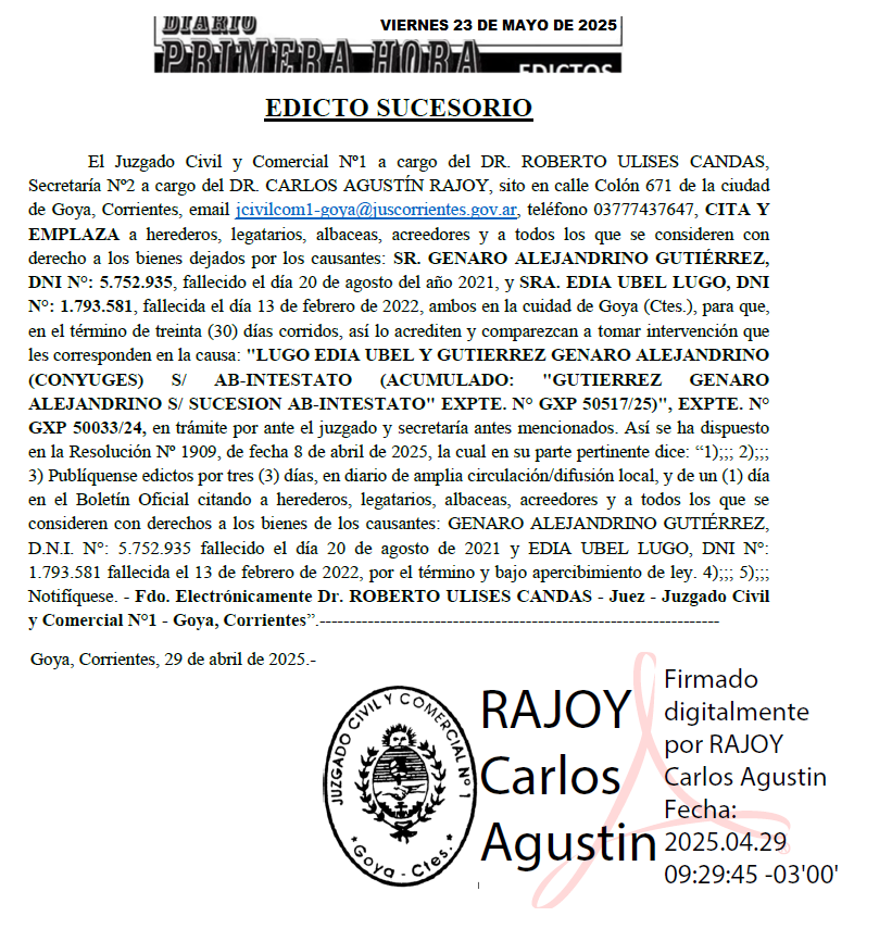 BAINI DIA 1