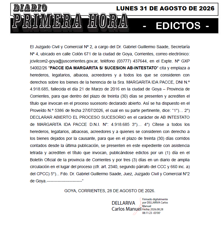 BASTIDA DIA 1 EDICTO