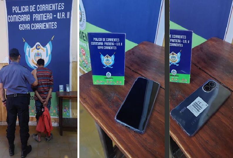 Comisaría Primera de Goya esclareció robo por arrebato en el centro