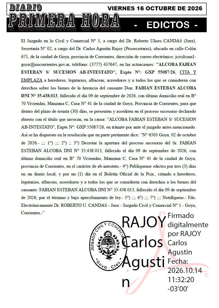 CARLOS DIARIO DIA 1