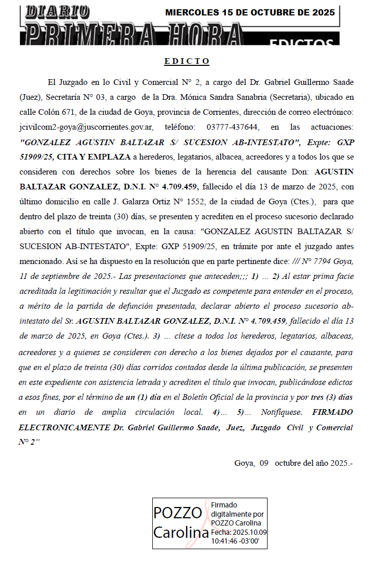 CARLOS GALARZA DIA 1