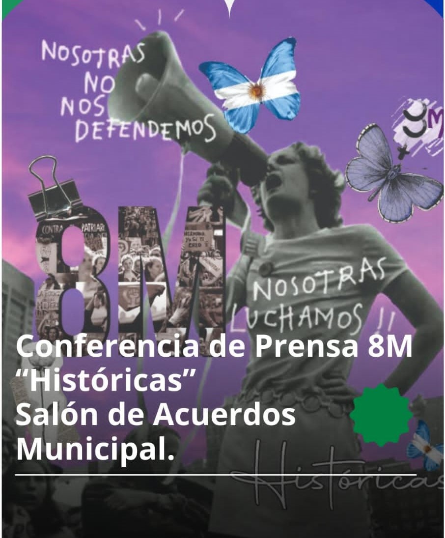 HOY: CONFERENCIA DE PRENSA “8M HISTÓRICAS”