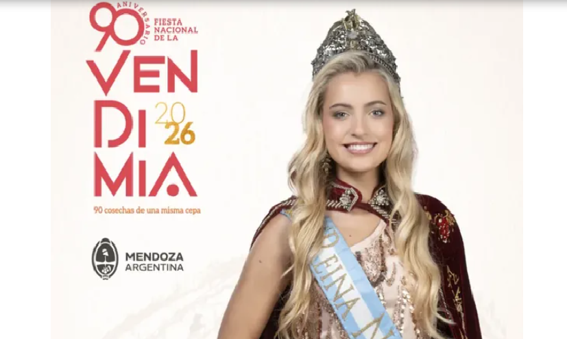 Azul Antolínez es la nueva Reina Nacional de la Vendimia 2026: quién es