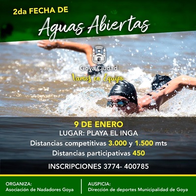 CUENTA REGRESIVA PARA LA PRUEBA DE AGUAS ABIERTAS EN GOYA