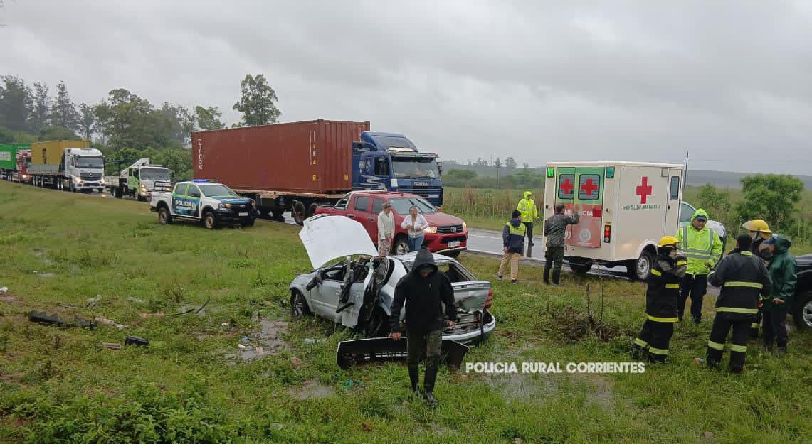 TRAGEDIA EN RUTA 14: UN BEBÉ MURIÓ TRAS UN DESPISTE FRENTE A DESIDERIO SOSA