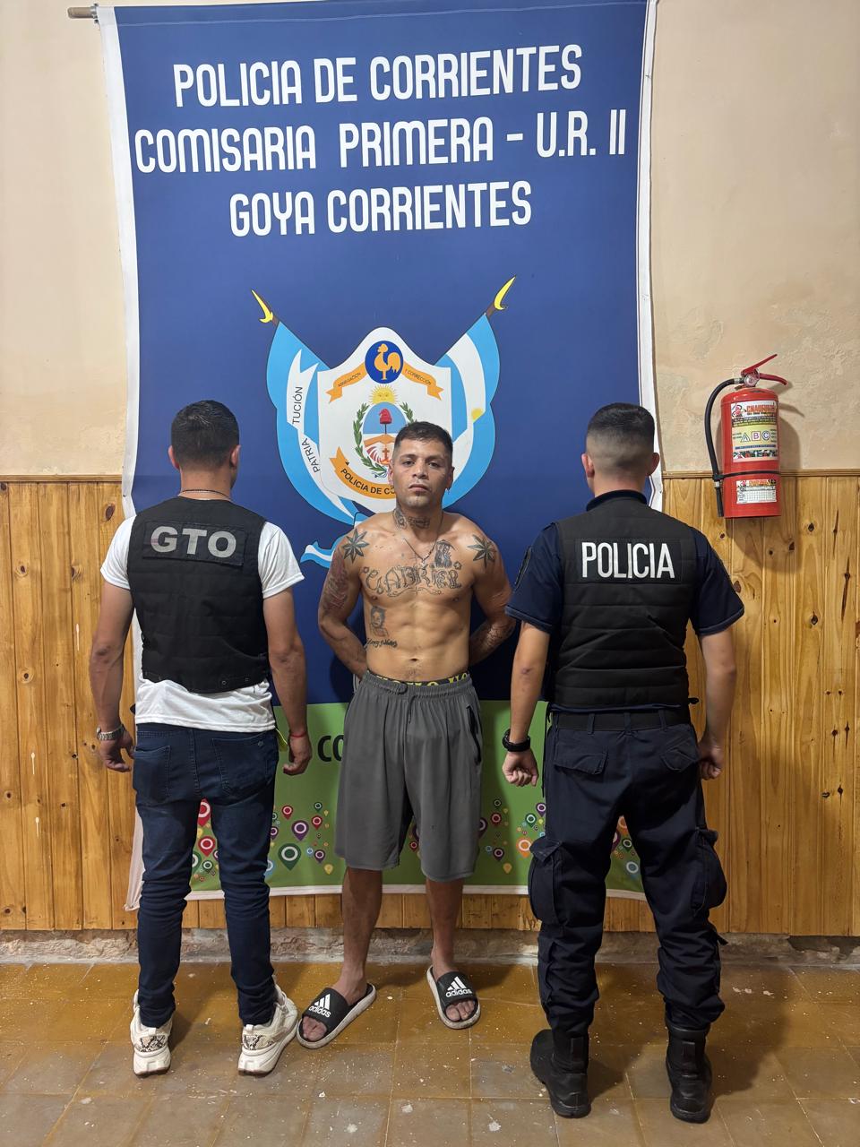 LA POLICÍA CAPTURÓ A UN DELICUENTE QUE ESCAPABA DESDE BUENOS AIRES