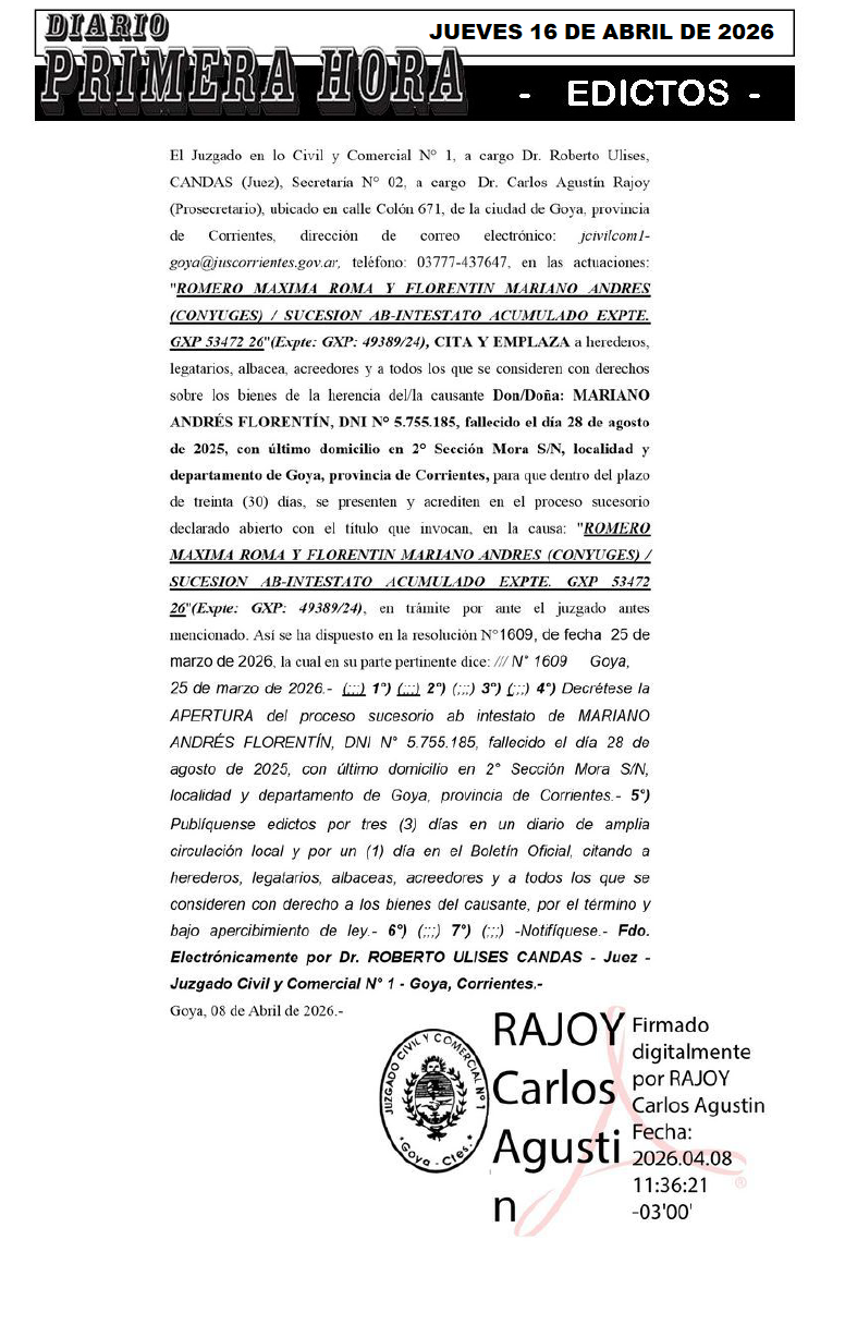 DE EDICTO ORTIZ DIA 3