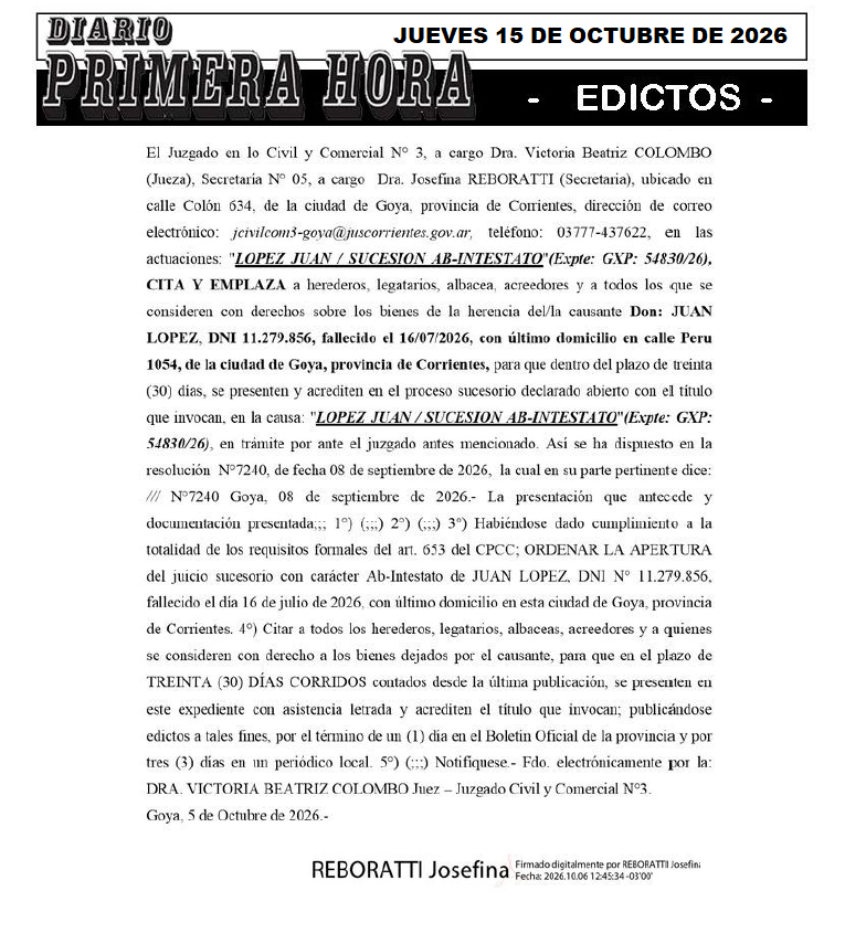 DE ORTIZ EDICTO DIA 2