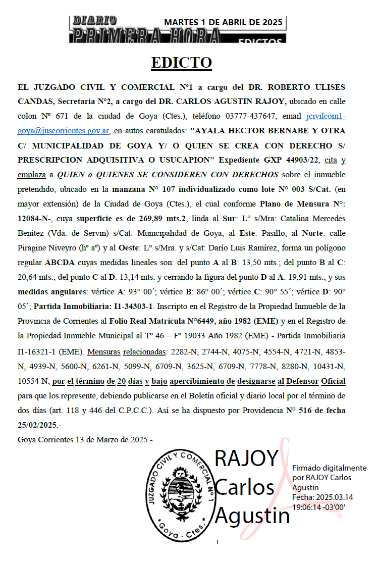 DIA 1 RAJOYS