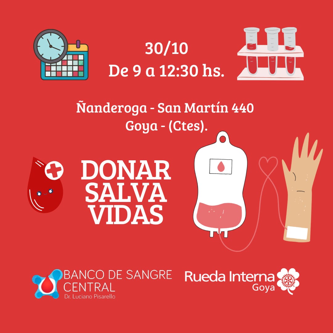 CAMPAÑA DE COLECTA EXTERNA DE SANGRE EN GOYA