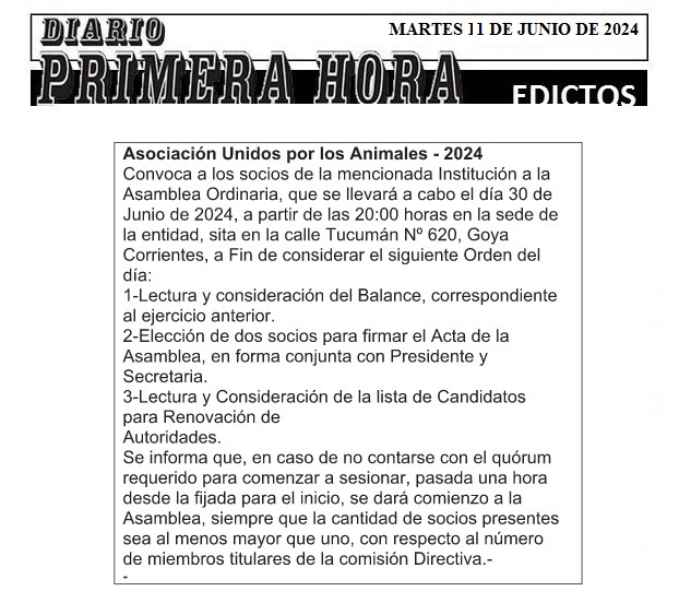 EDICTOS 11 DE JUNIO DE 2024