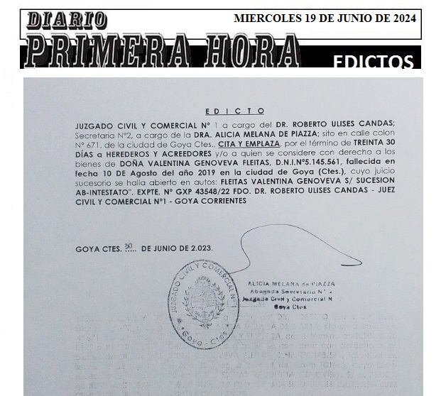 EDICTOS 19 DE JUNIO 2024 2