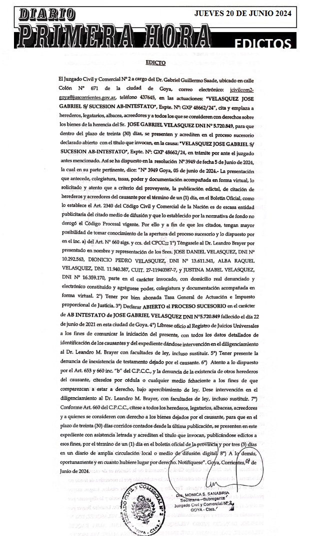 EDICTOS 20 DE JUNIO 2024 3