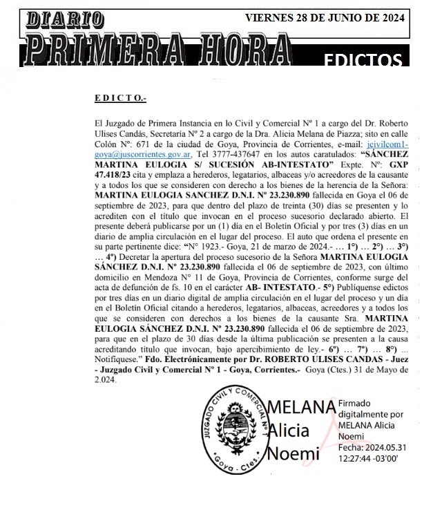 EDICTOS 28 DE JUNIO 2024 2