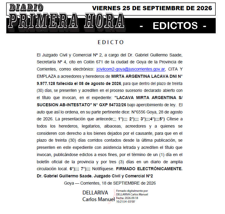 EDICTO BLANCA DIA 3