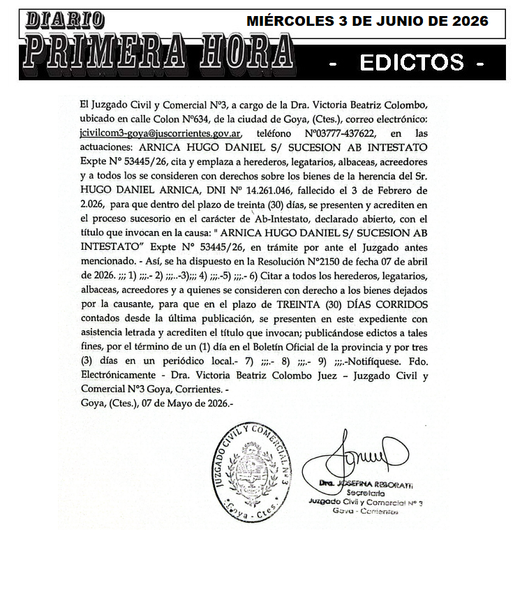 EDICTO CASCO DIA 2