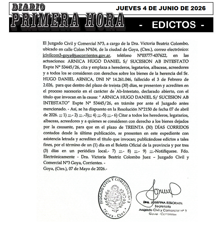 EDICTO CASCO DIA 3