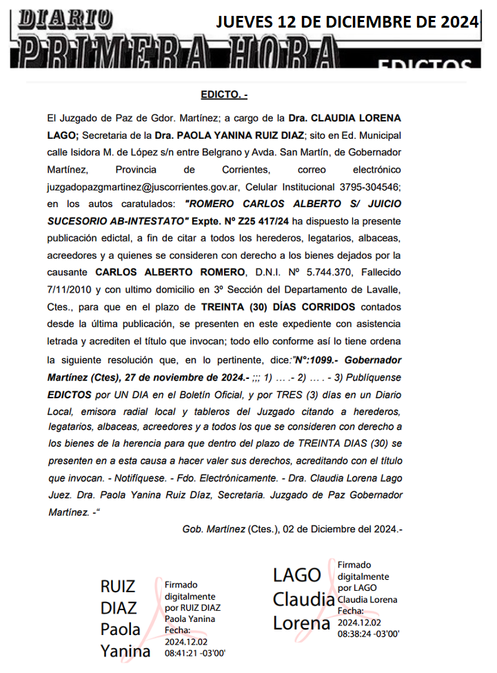 EDICTO DE LORENA LAGO 3