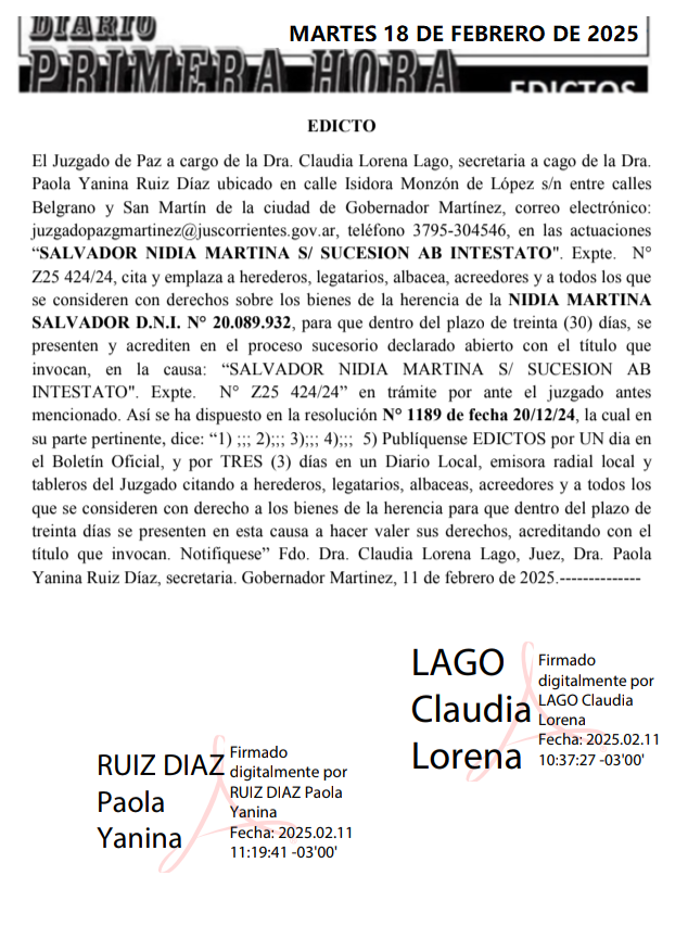 EDICTO DIA 1 LEGUIZA