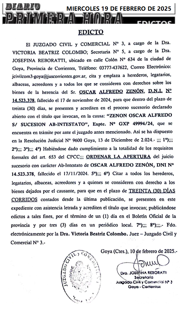 EDICTO DIA 1 MACHUCA