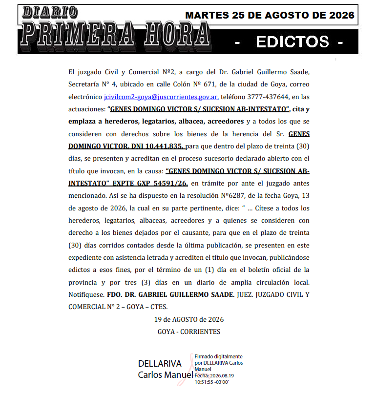 EDICTO NERY PINAT DIA 3