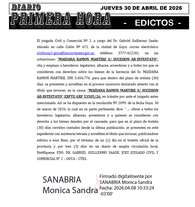 EDICTO PINA DIA 3