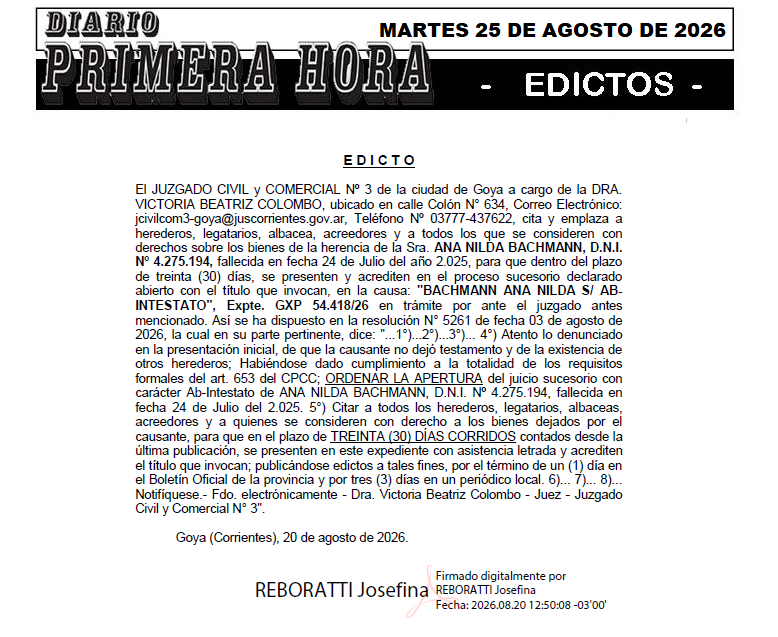 EDICTO URRESTI DIA 2