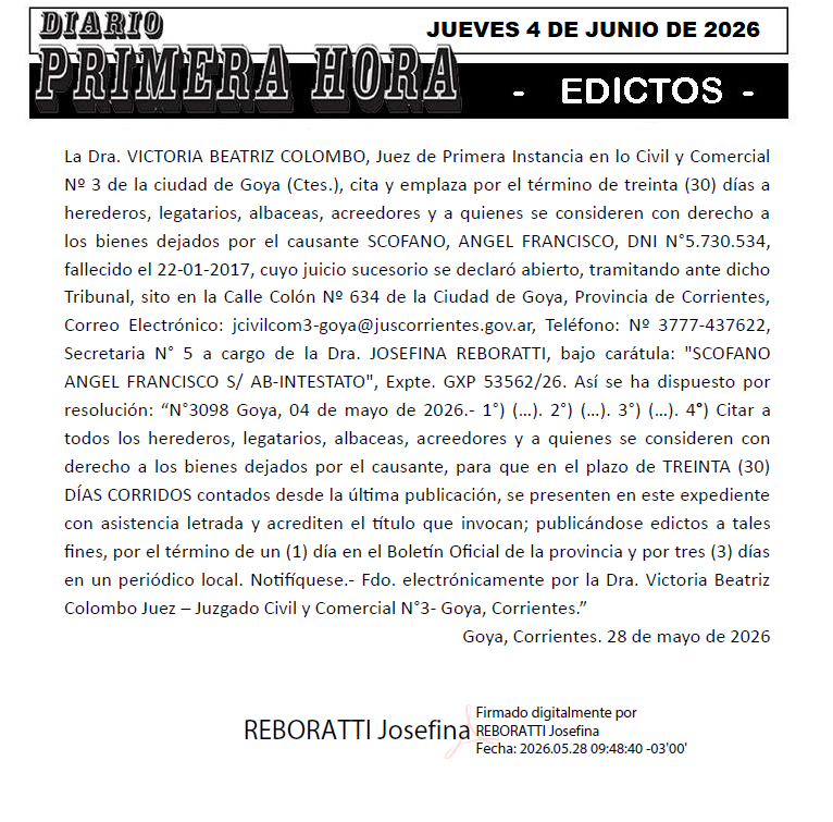 EDICTO VILLAR DIA 3