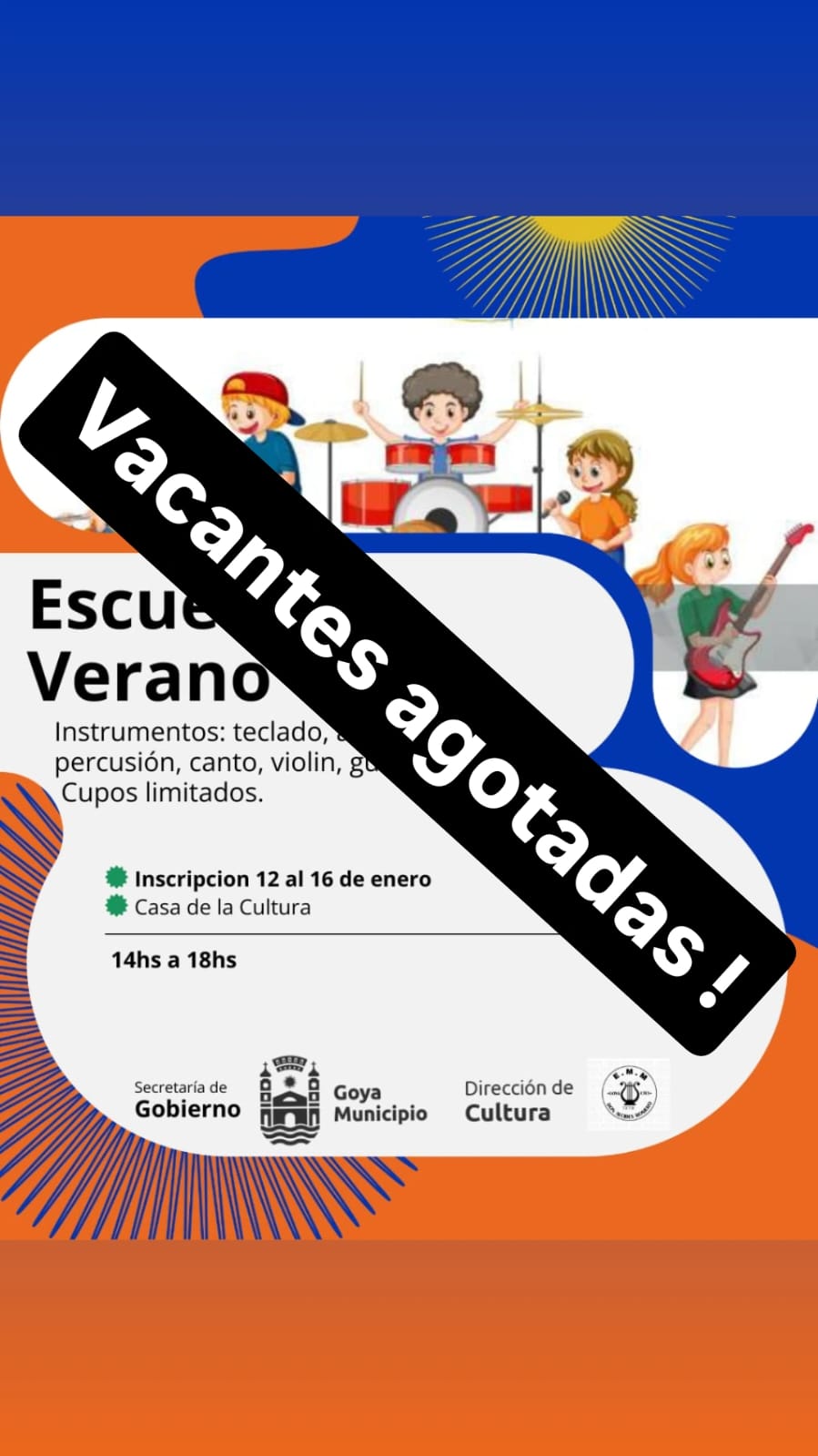 ESCUELA DE MÚSICA TALLERES DE VERANO