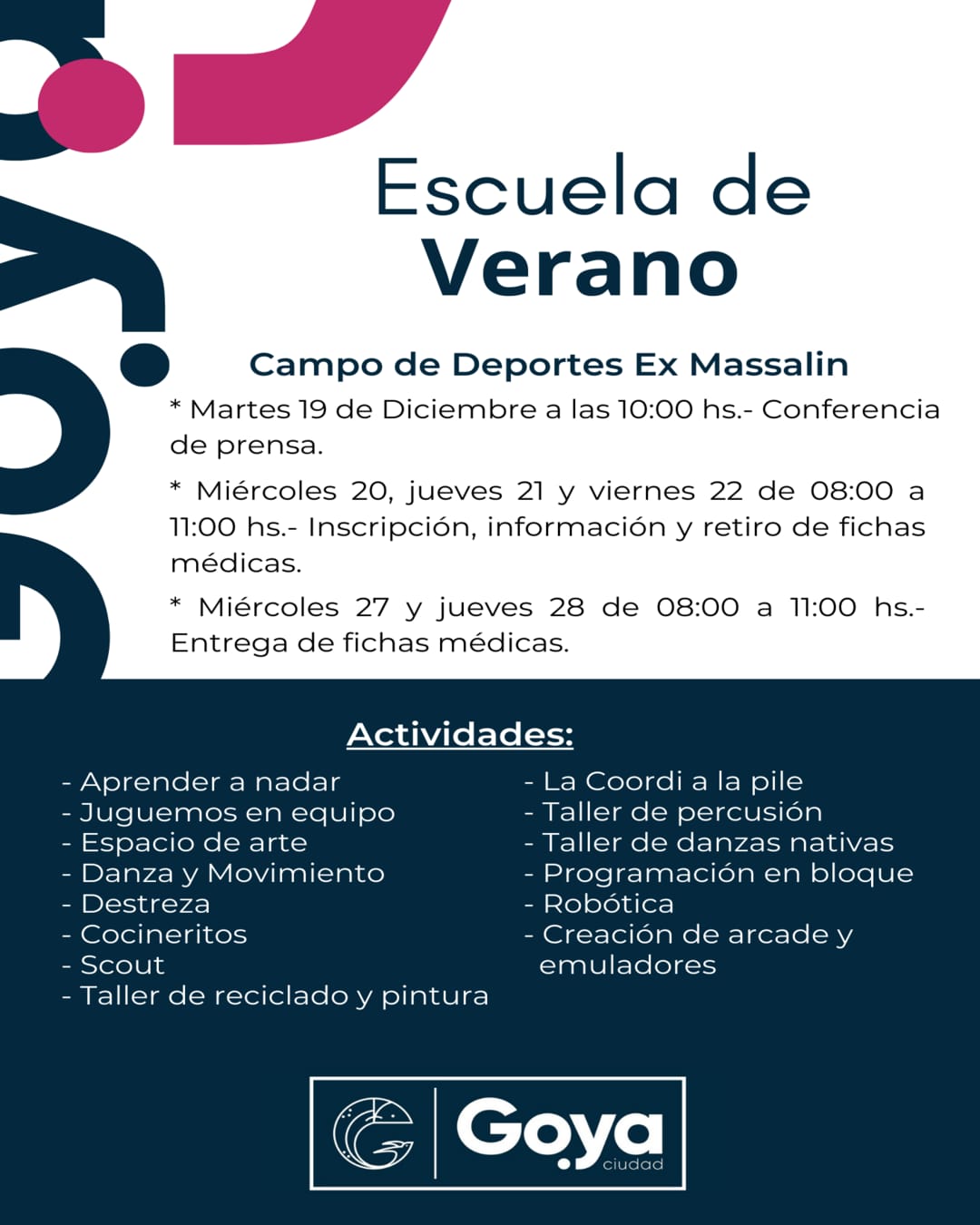 escuela de veranoo