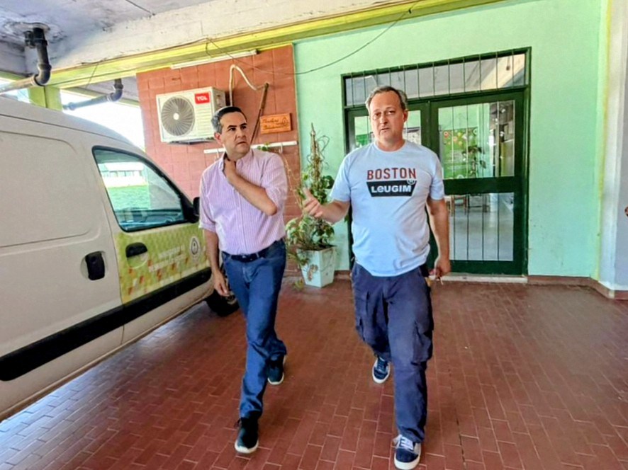 MINISTRO DE DESARROLLO SOCIAL, JOSÉ IRIGOYEN, VISITÓ GOYA