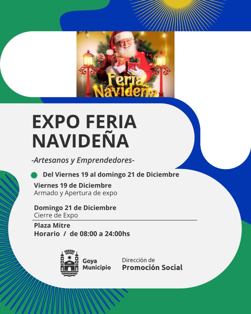Expo Navideña: Del 19 al 22 de diciembre en Plaza Mitre