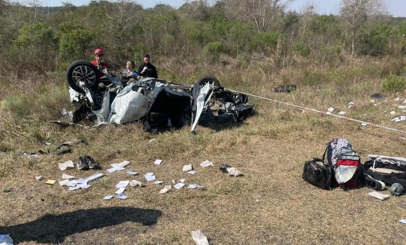 TRÁGICO CHOQUE EN RUTA 119 DEJA DOS MUJERES FALLECIDAS Y UN HERIDO