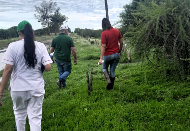 La Provincia llevó asistencia sanitaria a familias afectadas por el temporal