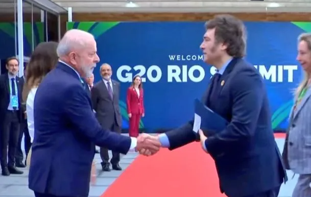 Javier Milei en la Cumbre del G20: un tenso encuentro con Lula da Silva marcó su llegada