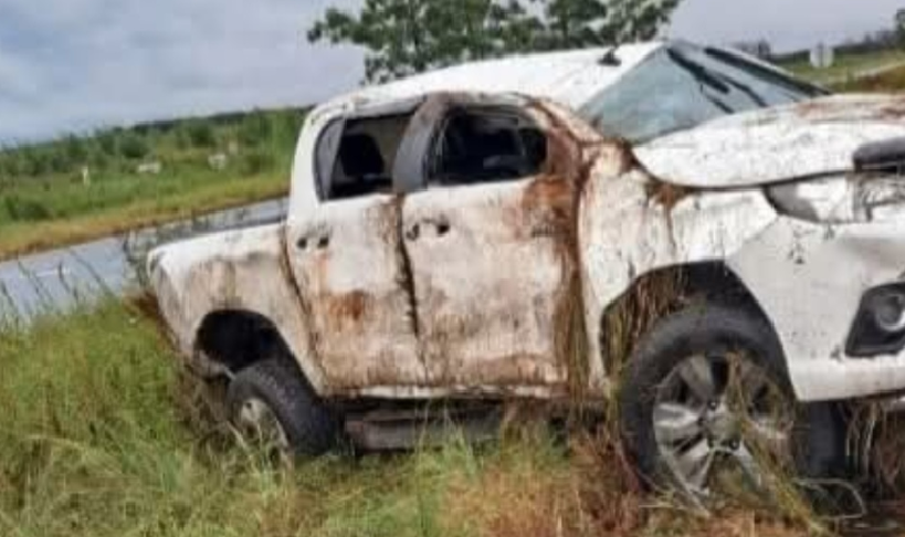 VUELCO EN LA RUTA NACIONAL 14 DE CORRIENTES: DOS MENORES Y SU MADRE HOSPITALIZADOS