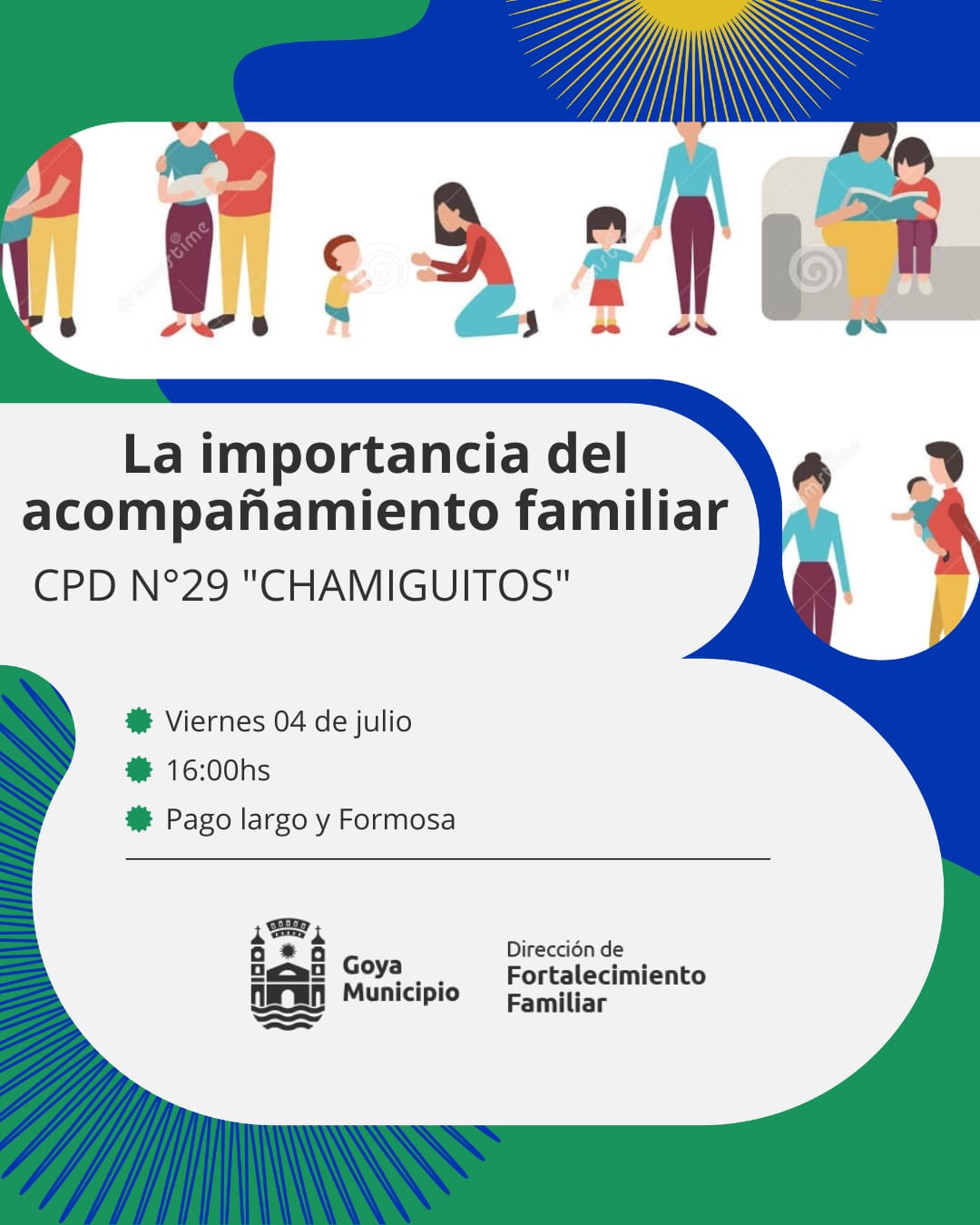 CHARLA SOBRE ACOMPAÑAMIENTO FAMILIAR EN EL CPD N° 90 “CHAMIGUITOS”
